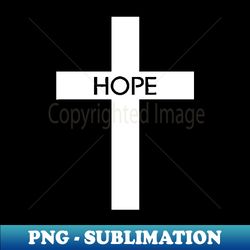 hope cross christianity - elegant sublimation png download - stunning sublimation graphics