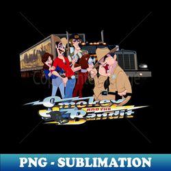 smokey and the bandit - signature sublimation png file - perfect for sublimation art