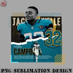 football png tyson campbell  football paper poster jaguars