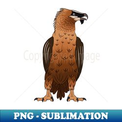 bearded vulture cartoon illustration - unique sublimation png download - spice up your sublimation projects