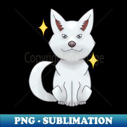 White Akita Inu - Creative Sublimation Png Download - Vibrant And Eye-catching Typography