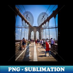 brooklyn bridge manhattan new york city - signature sublimation png file - unlock vibrant sublimation designs