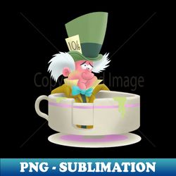 mad hatter - elegant sublimation png download - enhance your apparel with stunning detail