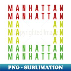 manhattan - premium sublimation digital download - spice up your sublimation projects