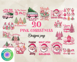 20 pink christmas design png, christian christmas svg, christmas design, christmas shirt, christmas 01