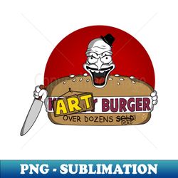 art the clown burger - stylish sublimation digital download - perfect for sublimation art