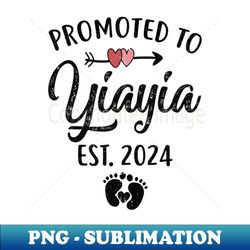 promoted to yiayia est 2024 first time mothers day - digital sublimation download file - fashionable and fearless