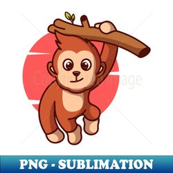 baby monkey - professional sublimation digital download - perfect for sublimation art