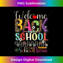 welcome back to school nurse first day of school leopard - futuristic png sublimation file - enhance your art with a dash of spice