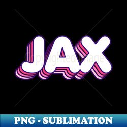 pink layers jax name label - aesthetic sublimation digital file - transform your sublimation creations