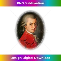 mozart t- mozart portrait classical music lover gift - sublimation-optimized png file - pioneer new aesthetic frontiers