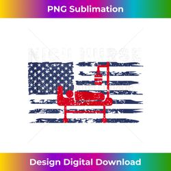 nicu nurse american flag tank top - sublimation-optimized png file - challenge creative boundaries