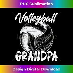 volleyball grandpa men family matching volleyball players - innovative png sublimation design - chic, bold, and uncompromising