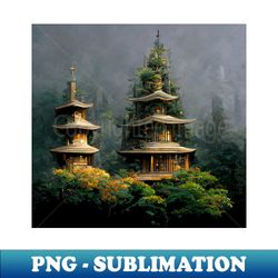 zen sharp - fantasy scapes - vintage sublimation png download - unlock vibrant sublimation designs