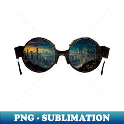 apocalyptic landscape glasses - elegant sublimation png download - capture imagination with every detail