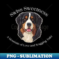 greater swiss mountain dog-swiss sweetness - exclusive png sublimation download - instantly transform your sublimation projects