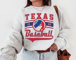 vintage texas rangers crewneck sweatshirt  tee, rangers est 1835 sweatshirt, texas baseball game day shirt, retro ranger