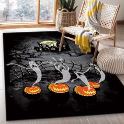 ghosts of halloween rug all over print logo custom area rug carpet full sizes home living rug carpet decor