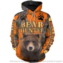 new bear hunting unisex hoodie