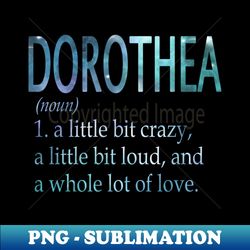 Dorothea - Exclusive PNG Sublimation Download - Instantly Transform Your Sublimation Projects