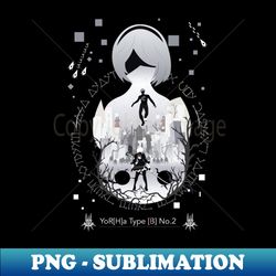 Yorha Unit 2b - Decorative Sublimation PNG File - Perfect for Personalization