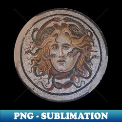 medusa at diocletians bath - decorative sublimation png file - perfect for sublimation mastery