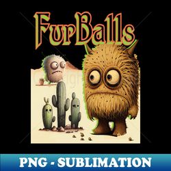 fur balls desert monsters - creative sublimation png download - perfect for creative projects