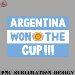 football png argentina won the cup