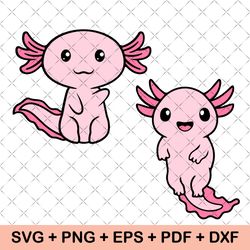 axolotl svg, pet svg, kids svg, baby axolotl svg, vector, layered svg, cute svg, tshirt svg, cut file, instant download