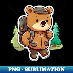 cute cartoon bear - premium png sublimation file - defying the norms