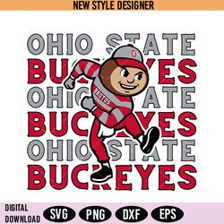 buckeyes football svg, ncaa football svg design, instant download