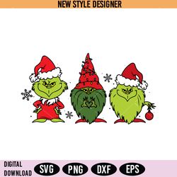 holiday gnome grinch svg, grinch holiday gnome svg, instant download