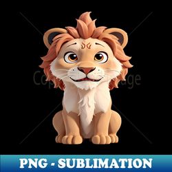 Baby Lion Cub - Signature Sublimation PNG File - Instantly Transform Your Sublimation Projects