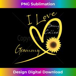 i love being called grammy sunflower heart - crafted sublimation digital download - craft with boldness and assurance