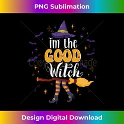 im the good witch halloween matching group costume long sleeve - edgy sublimation digital file - animate your creative concepts