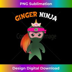 ginger unicorn ninja girls redhead ginga princess squad - eco-friendly sublimation png download - immerse in creativity with every design