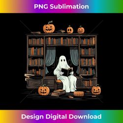 ghost reading book club halloween outfit librarian teachers - sublimation-optimized png file - channel your creative rebel