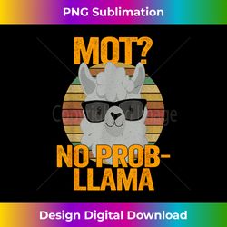 mot no prob llama for overtime associates swagazon - futuristic png sublimation file - immerse in creativity with every design