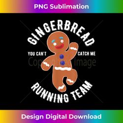 gingerbread running team - urban sublimation png design - infuse everyday with a celebratory spirit