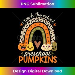 i teach the cutest preschool pumpkin halloween prek teacher - artisanal sublimation png file - channel your creative rebel