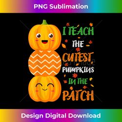 i teach the cutest pumpkins in the patch leopard men women - sleek sublimation png download - customize with flair