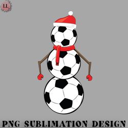 football png funny christmas football  soccer snowman