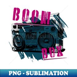 boombox - sublimation-ready png file - create with confidence