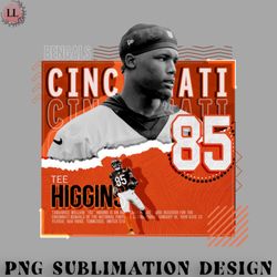 football png tee higgins  football paper poster bengals