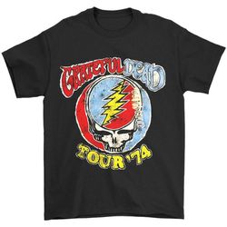 Grateful Dead Band Distressed Tour Graphic Men&8217s T-Shirt