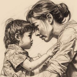 gentle embrace: maternal love