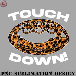 football png touchdown leopard print football rugby player
