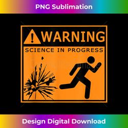 warning science in progress funny scientist tshirt - vibrant sublimation digital download - immerse in creativity with every design