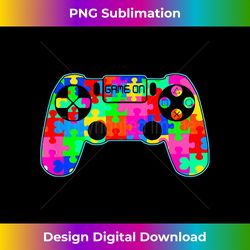 world autism awareness gamer puzzle piece autistic - timeless png sublimation download - channel your creative rebel