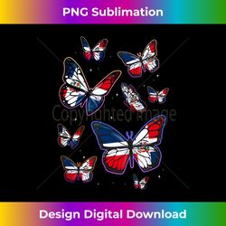 i love dominican republic. butterfly version - bohemian sublimation digital download - enhance your art with a dash of spice